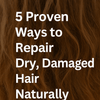 5 Proven Ways to Repair Dry, Damaged Hair Naturally - Bee Nature's Essence