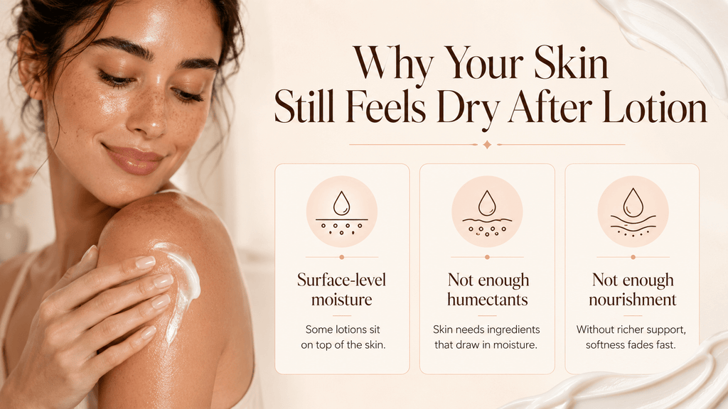 Why Your Skin Still Feels Dry After Lotion - Bee Nature's Essence