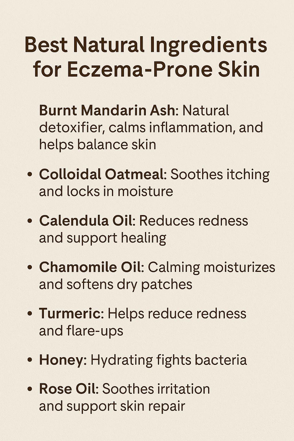 Best Natural Ingredients for Eczema-Prone Skin - Bee Nature's Essence