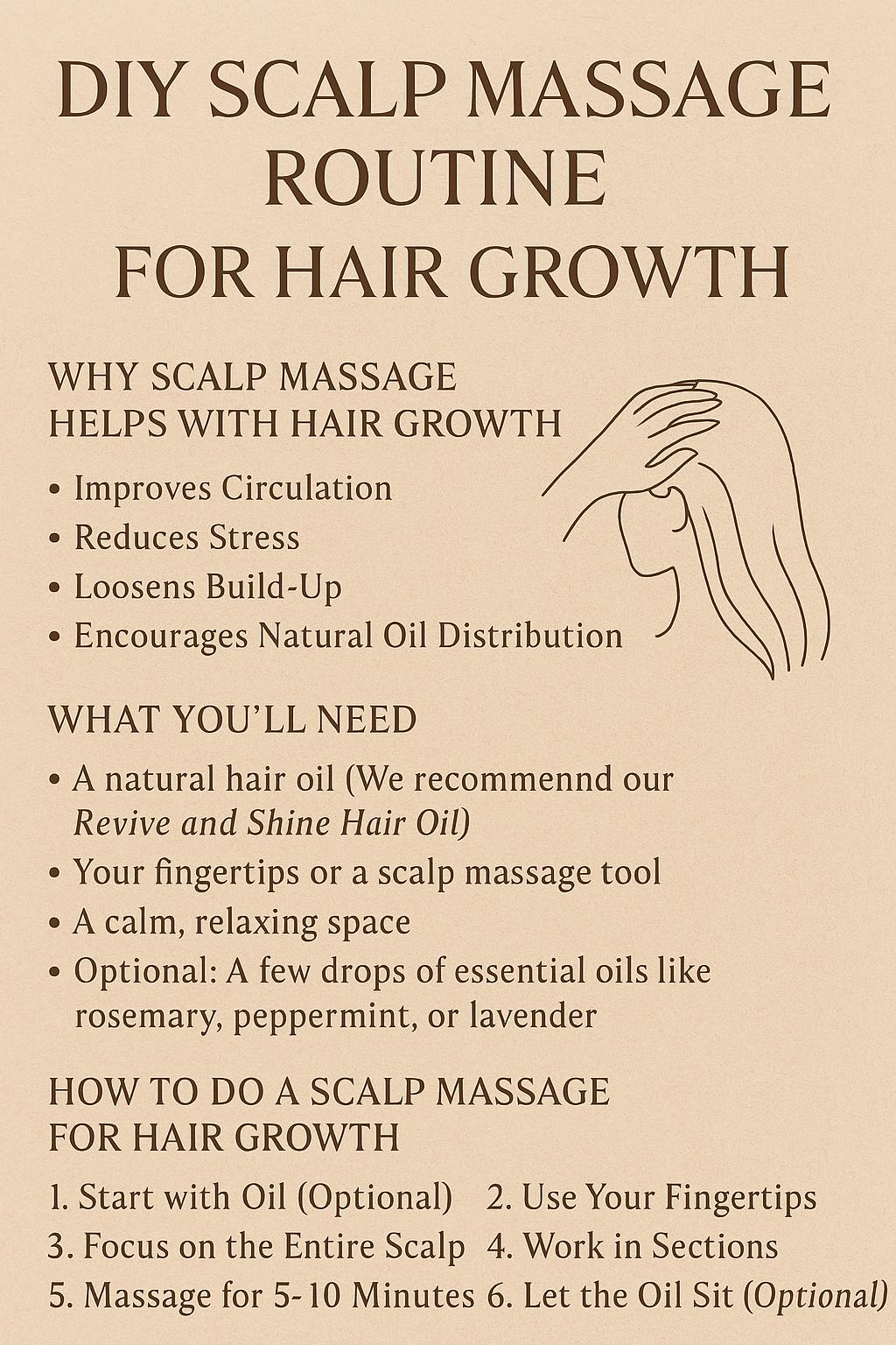 DIY Scalp Massage Routine for Hair Growth - Bee Nature's Essence