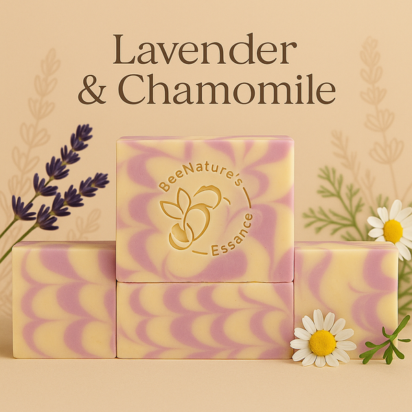 Lavender & Chamomile Artisan Soap – Calming & All-Natural Cleanse 4.5oz