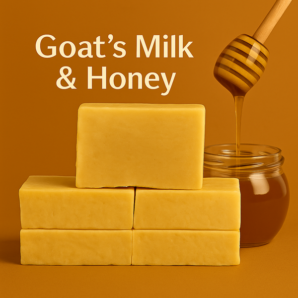 Goat Milk & Honey Artisan Soap – All Natural & Skin Soothing 4.5oz