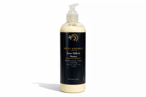 Ma’at Khemeia™ Premium Goat Milk & Honey Shampoo Masque